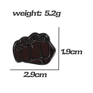 Empower Fist Pin Brooch